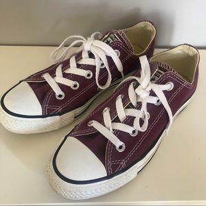 Unisex Converse All Star Lo Sneaker - Plum Purple